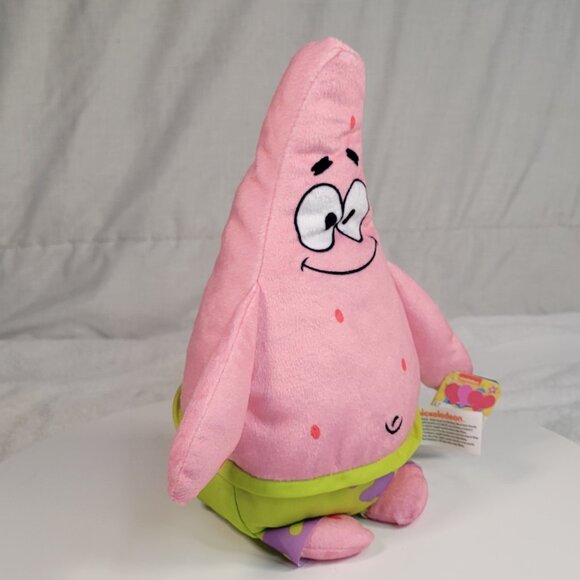 BRAND NEW W/TAGS 12" PATRICK STAR SPONGEBOB NICKELODEON TOY STUFFED PLUSH NWT!!! - Picture 7 of 8